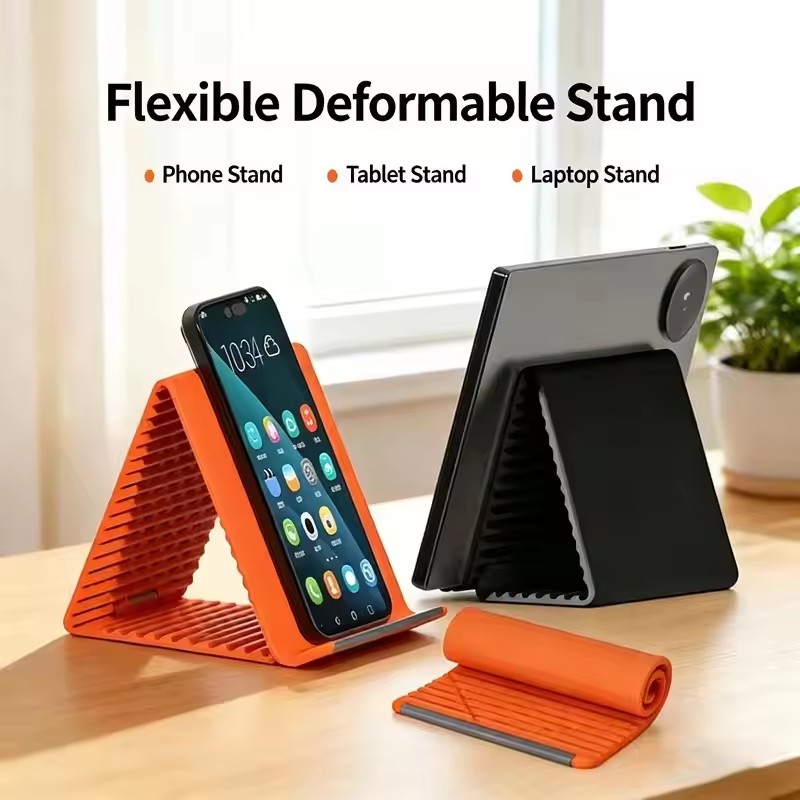 Laptop Accessories For Office - Lazy Portable Phone Stand Silicone Desktop
