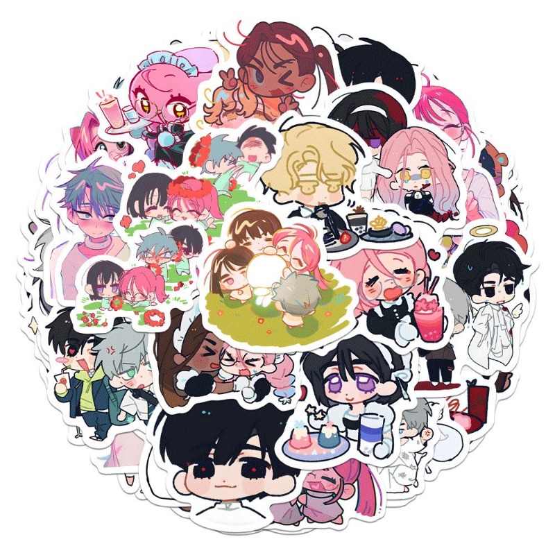 Laptop Accessories To Gift - 80Pcs/set Cartoon Anime Alien Stage Cute