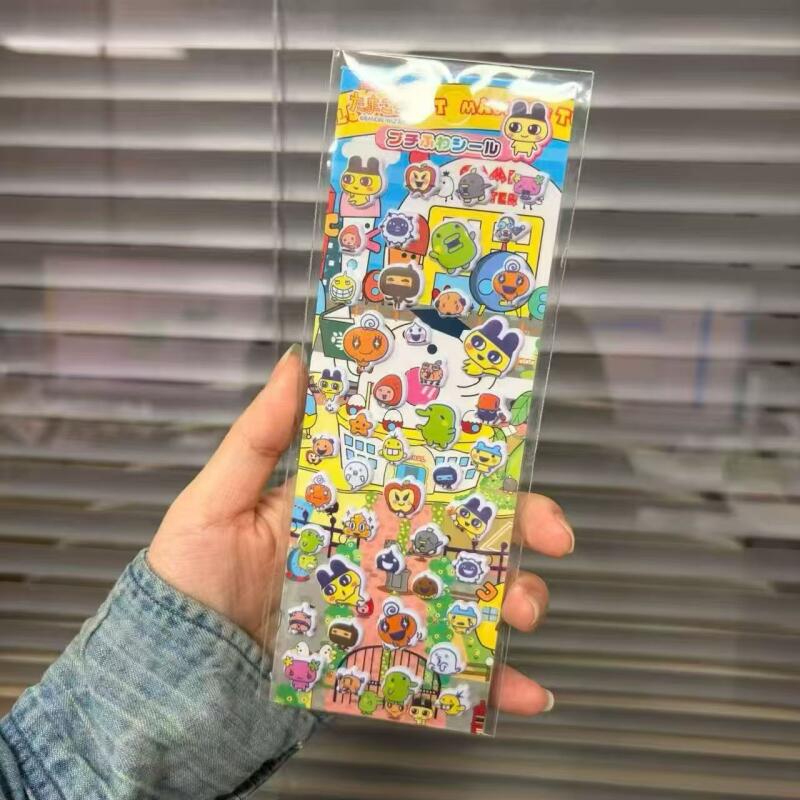 Laptop Accessories To Gift - 6Pcs Tamagotchi Cartoon Bubble Stickers Creativity