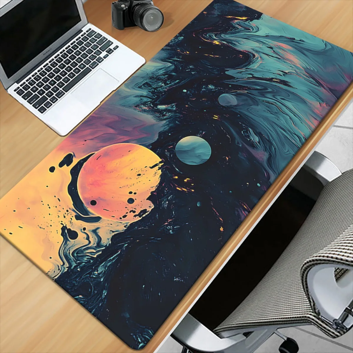 Laptop Accessories Officeworks - Art Pattern Rubber Mouse Mat Non-Slip