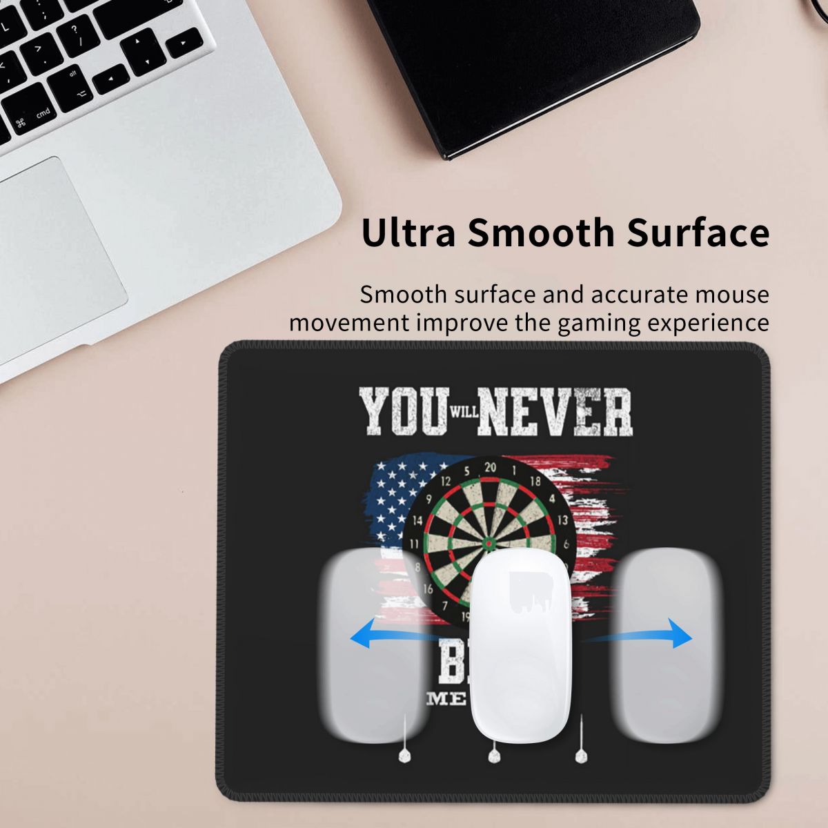Laptop Accessories Target - Multi-size Mouse Pad Dart Board Arrow