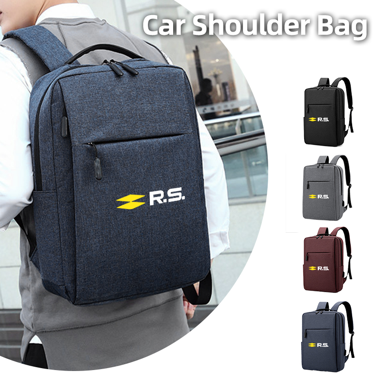 Laptop Accessories Bag - Car USB-Charging Oxford Cloth Backpack Laptop