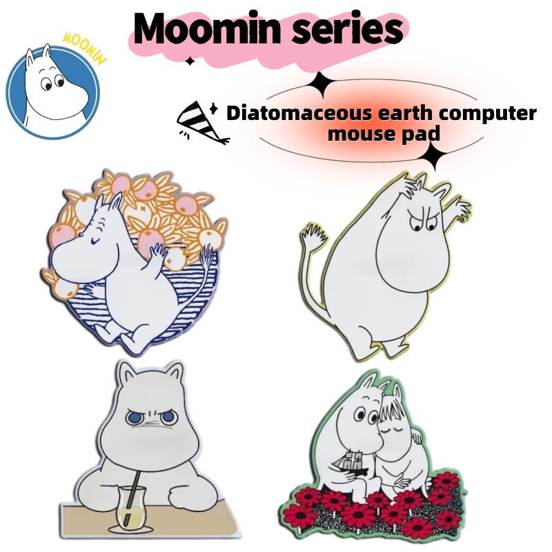 Cute Hippo Moomin Cartoon Diat - đánh giá và giá Laptop Accessories Kit