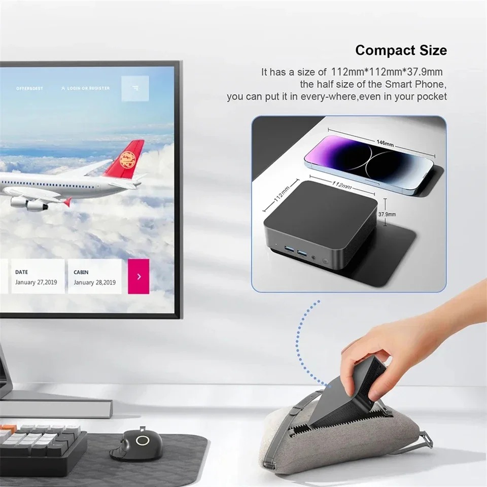 NEW MINI PC Computer Intel Cor - đánh giá và giá Laptop Accessories Sleeve