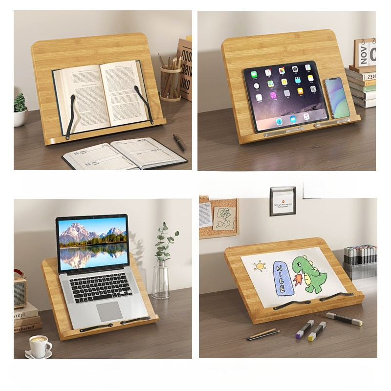 Wooden Reading Book Stand, Mul - đánh giá và giá Laptop Accessories For Office