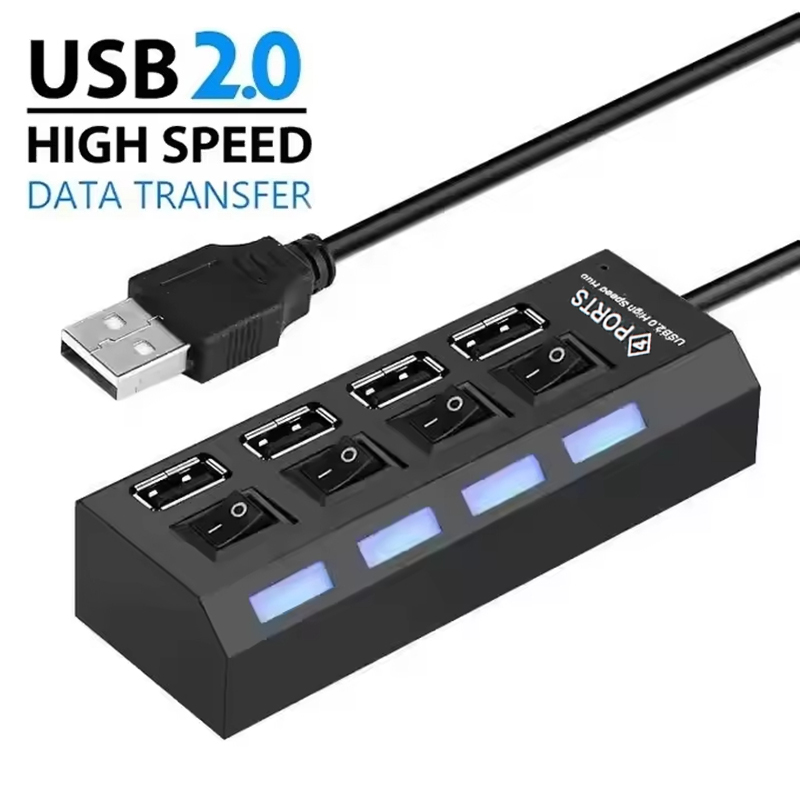 4-Ports USB 2.0 Hub Extension  - đánh giá và giá Laptop Accessories Kit