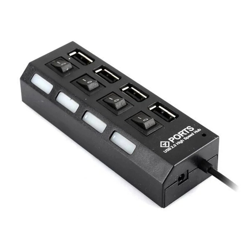 4-Ports USB 2.0 Hub Extension  - đánh giá và giá Laptop Accessories Kit