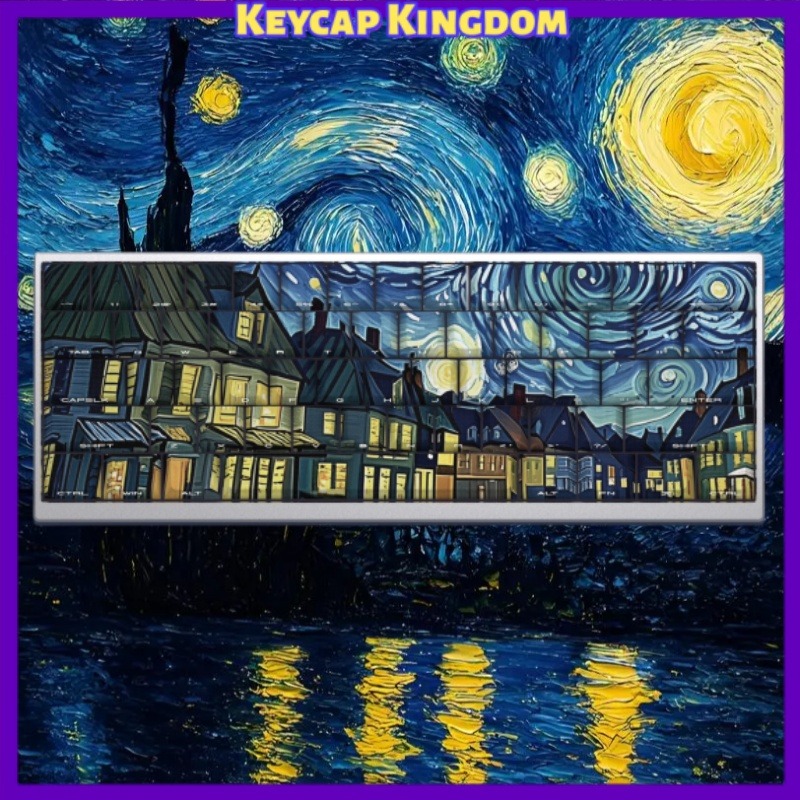 Van Gogh Starry Sky Theme Keyc - đánh giá và giá Laptop Accessories To Gift