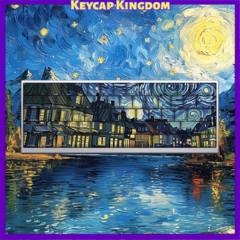 Van Gogh Starry Sky Theme Keyc - đánh giá và giá Laptop Accessories To Gift
