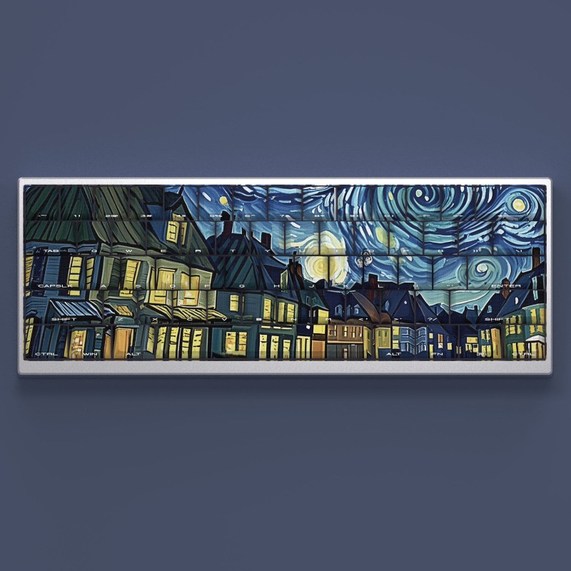 Van Gogh Starry Sky Theme Keyc - đánh giá và giá Laptop Accessories To Gift