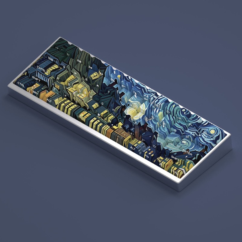 Van Gogh Starry Sky Theme Keyc - đánh giá và giá Laptop Accessories To Gift