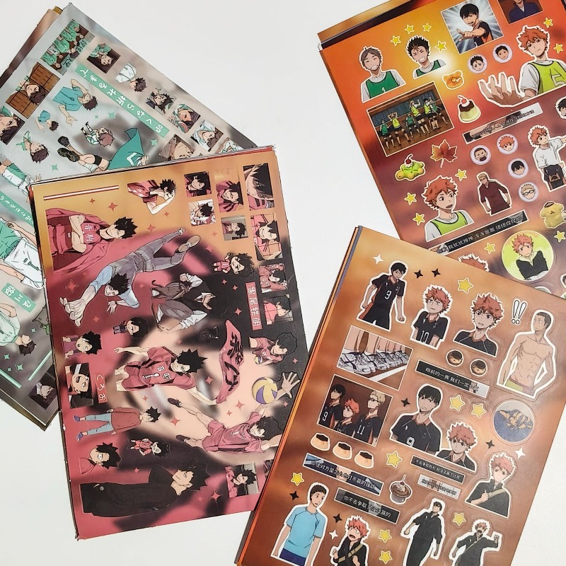 8pcs/set Haikyuu Anime Periphe - đánh giá và giá Laptop Accessories Kit