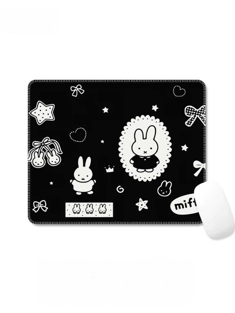 Cartoon Miffy Mouse Pad Small  - đánh giá và giá Laptop Accessories To Gift