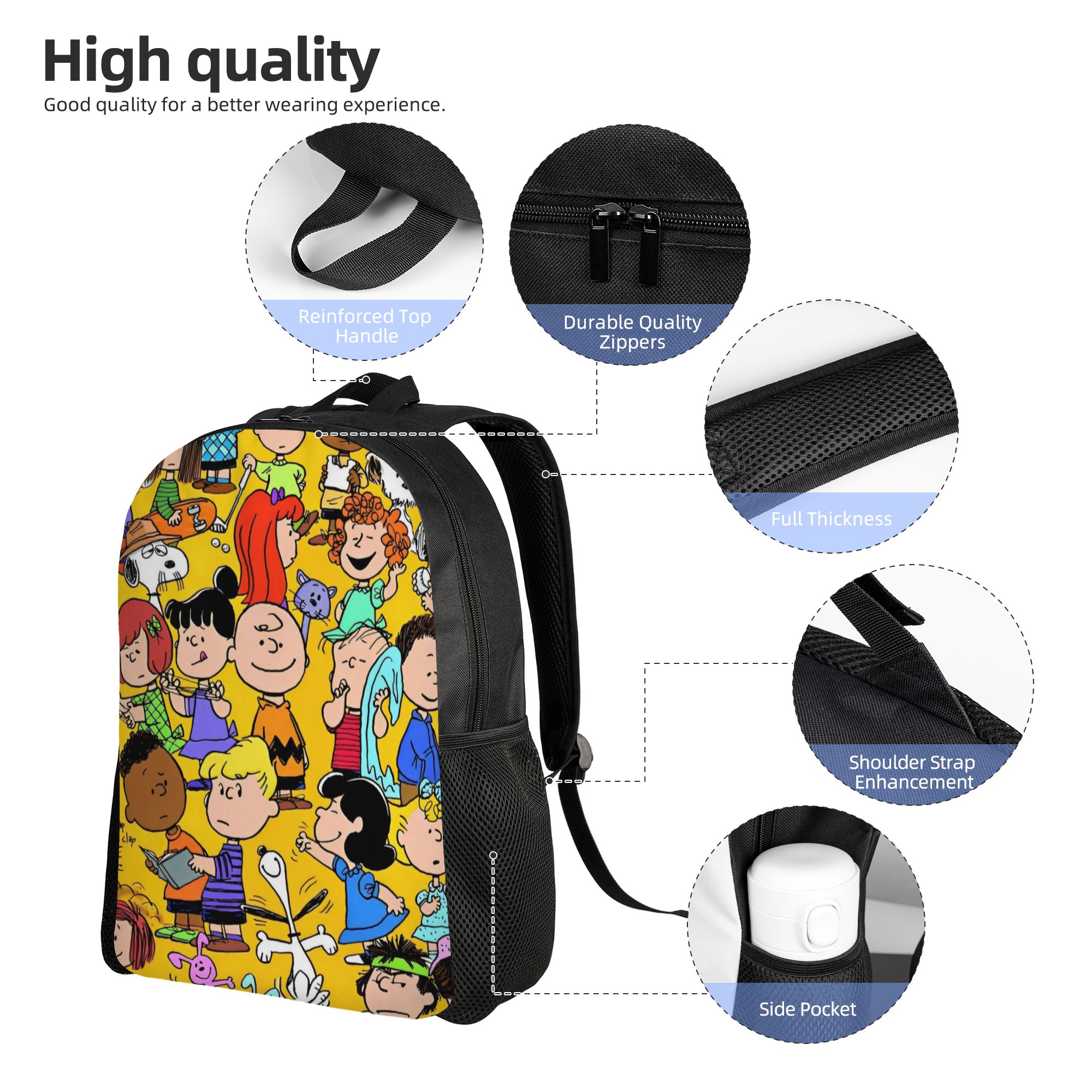 Snoopy Peanuts Fashion Backpac - đánh giá và giá Laptop Accessories Bag