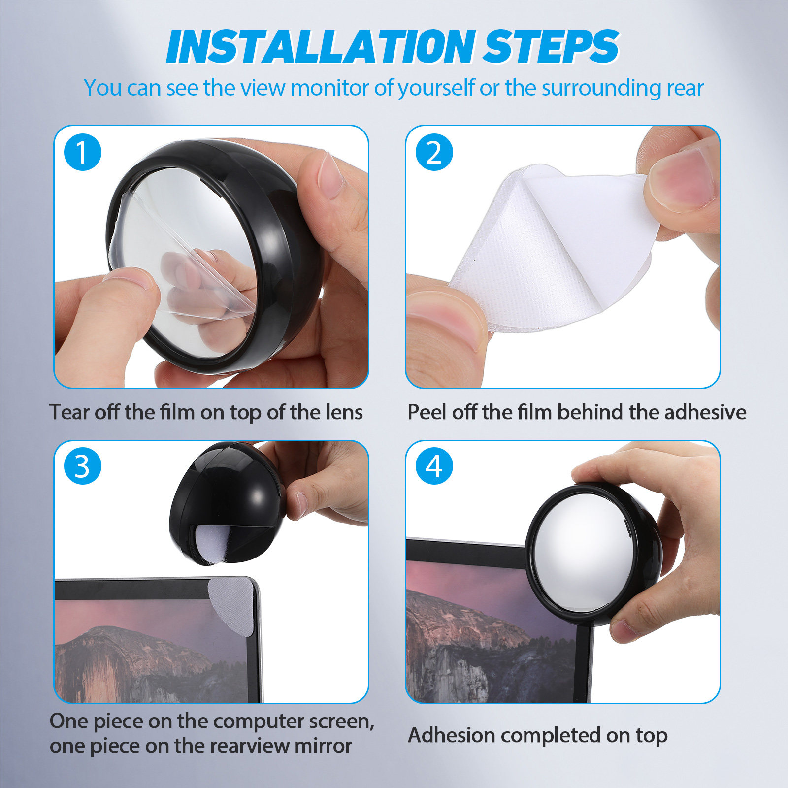 3Pcs Computer Rear View Mirror - đánh giá và giá Laptop Accessories Officeworks