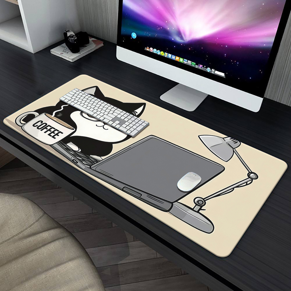 Cute Coffee Cat Working On Lap - đánh giá và giá Laptop Accessories Officeworks