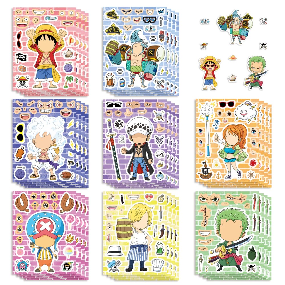 8/16/24Sheets One Piece Luffy  - đánh giá và giá Laptop Accessories Kit