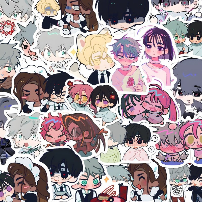 80Pcs/set Cartoon Anime Alien  - đánh giá và giá Laptop Accessories To Gift