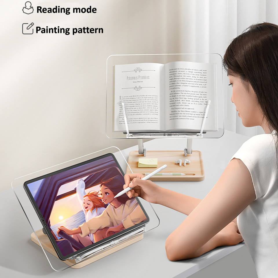 Wooden Reading Stand with Ligh - đánh giá và giá Laptop Accessories For Office