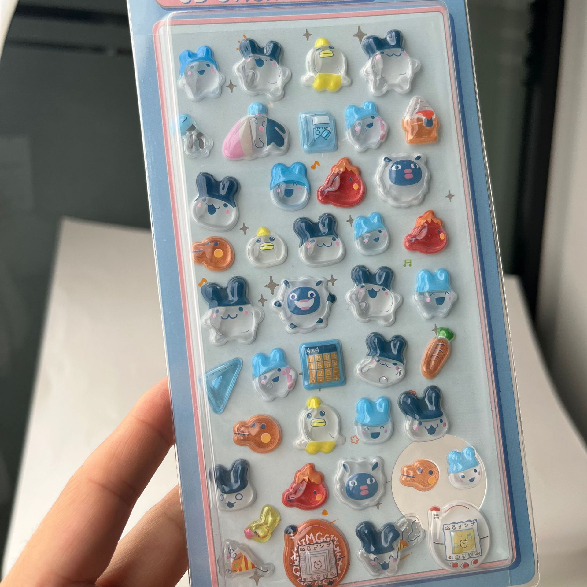Cute Tamagotchi 3D Puffy Stick - đánh giá và giá Laptop Accessories To Gift