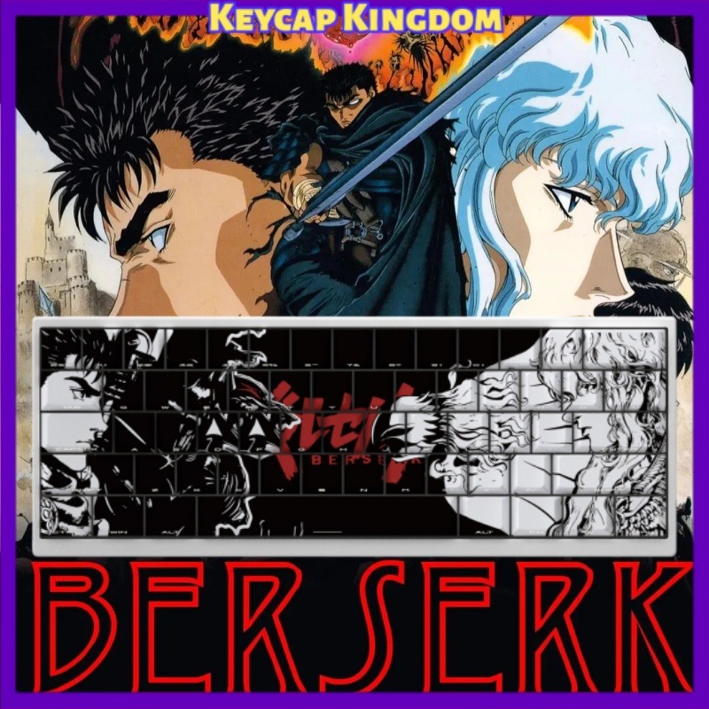 BERSERK Theme Anime Keycap 98  - đánh giá và giá Laptop Accessories To Gift