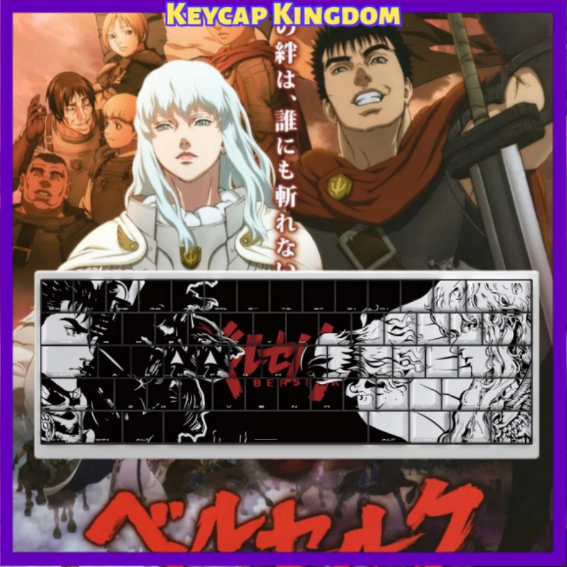 BERSERK Theme Anime Keycap 98  - đánh giá và giá Laptop Accessories To Gift