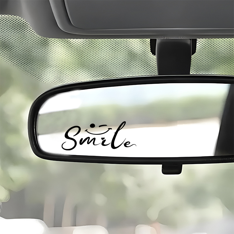 Smiley Face Mirror Sticker Glo - đánh giá và giá Laptop Accessories To Gift