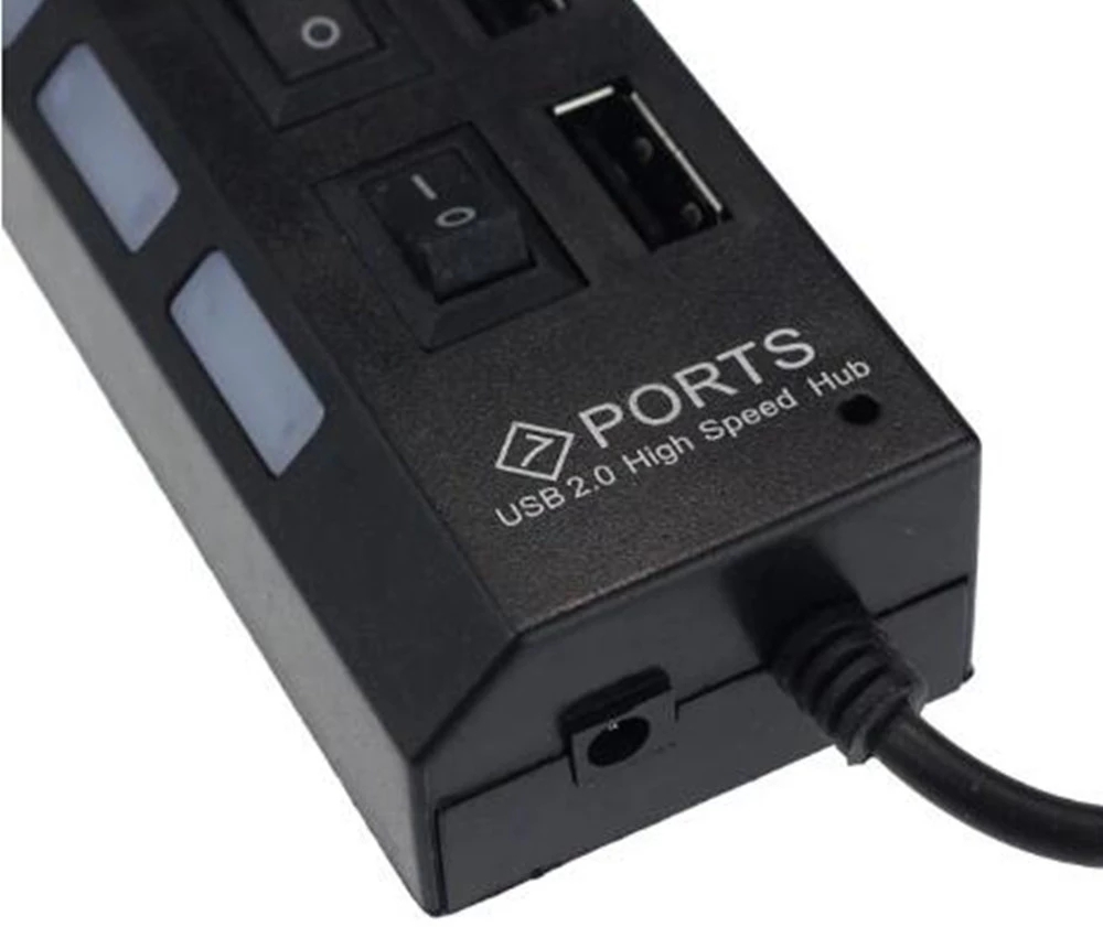 7 Port USB 2.0 Hub Splitter Fo - đánh giá và giá Laptop Accessories For Office