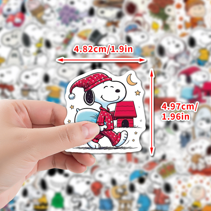 50pcs Kawaii Cartoon Snoopy St - đánh giá và giá Laptop Accessories To Gift