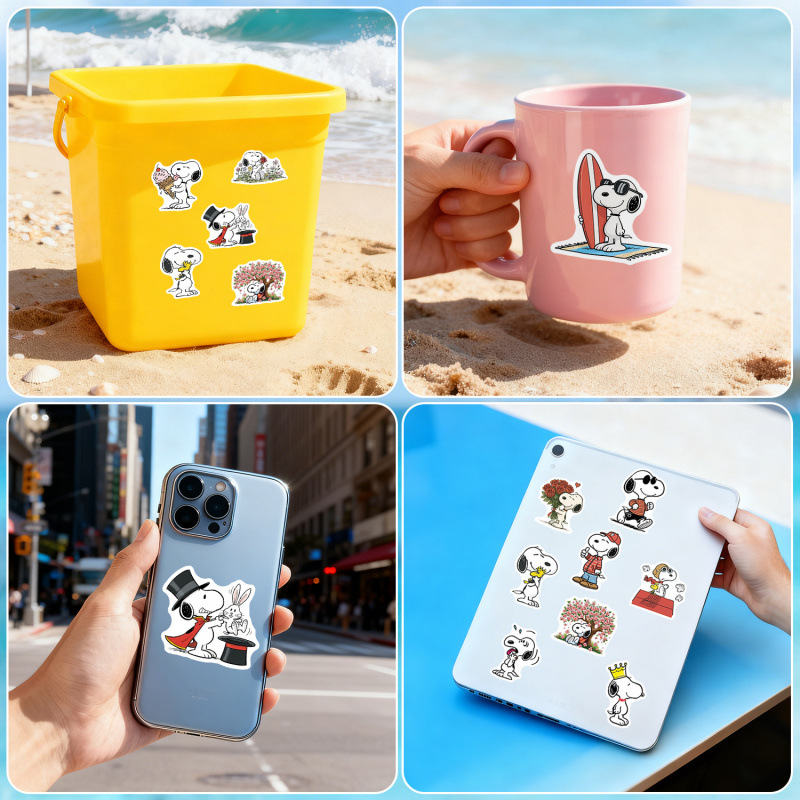 50pcs Kawaii Cartoon Snoopy St - đánh giá và giá Laptop Accessories To Gift