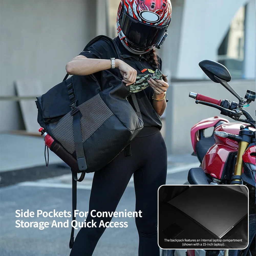 Rhinowalk Motorcycle Helmet Ba - đánh giá và giá Laptop Accessories Bag
