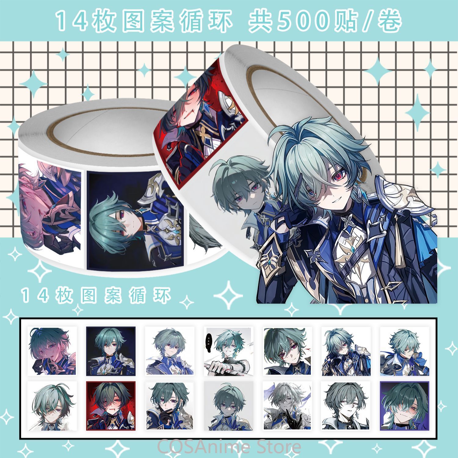 Anime Lohen Genshin Impact Q V - đánh giá và giá Laptop Accessories For Gift